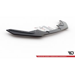 Накладка сплиттер на передний бампер на BMW 1 F20 / F21 M-Pack / M140i рестайл